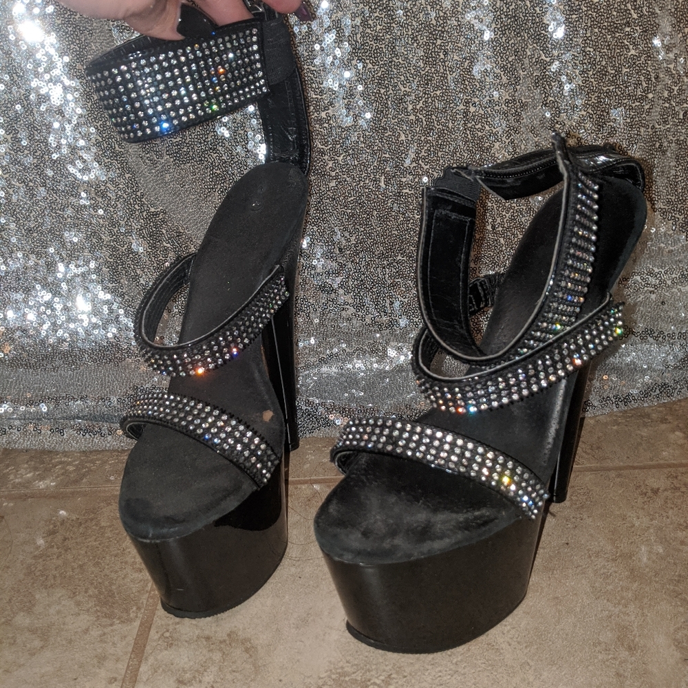 Diamond Pleaser Heels